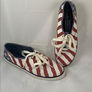 American flag Keds size 7
